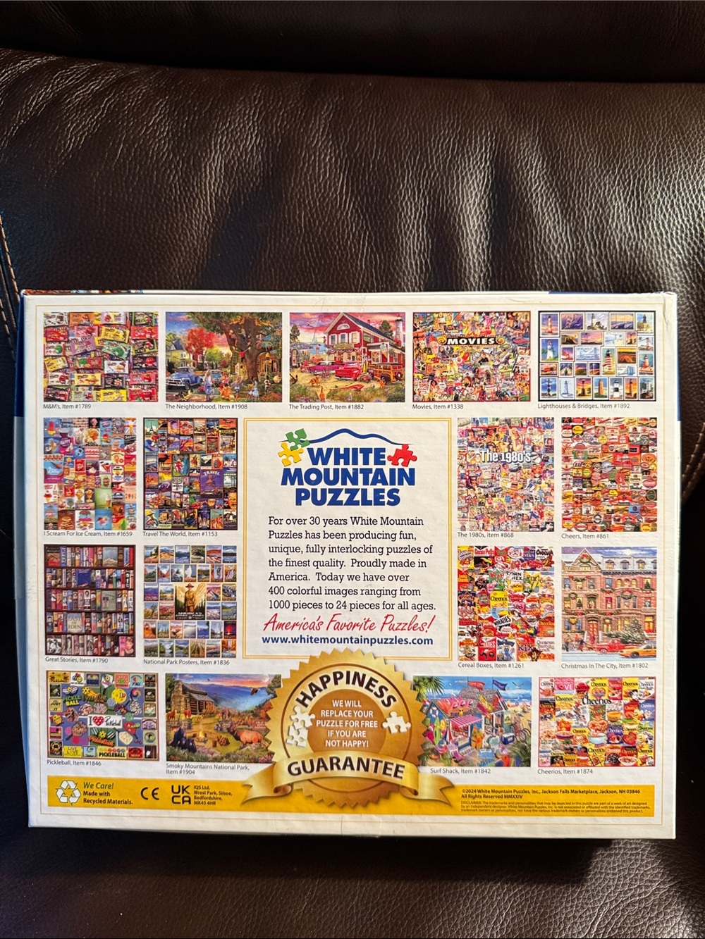 White Mountain seasons calendar by Steve Cameron.  Has poster. - Picture 3 of 3